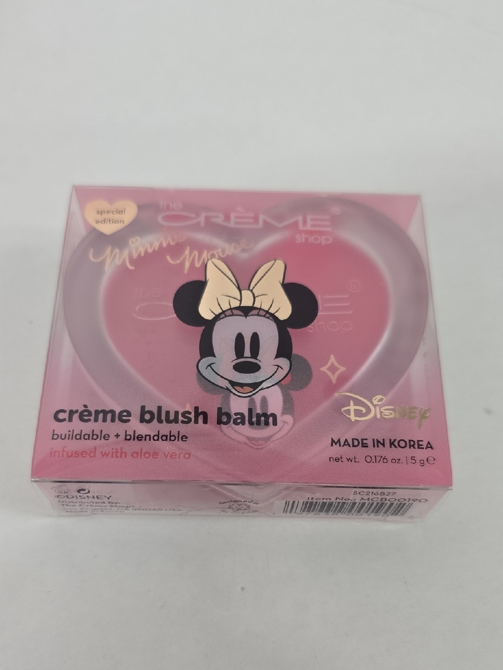 Disney Minnie Mouse Pink Crème Blush Balm